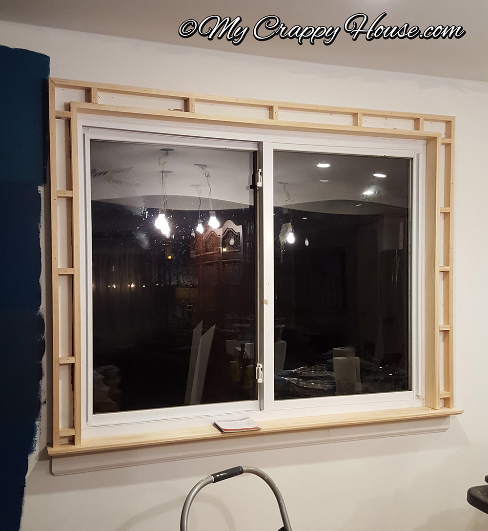 Installing deeper window trim
