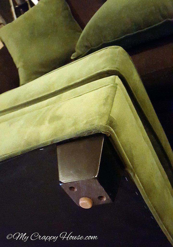 My Tufted Green Velvet Couch My Crappy House