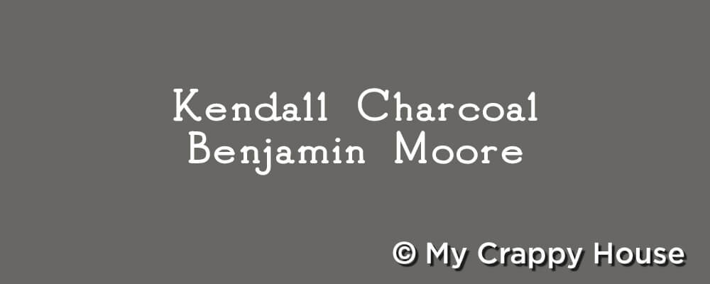 Gray square matching Kendall Charcoal Paint by Benjamin Moore