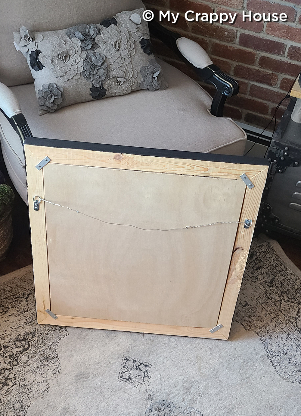 Back of shadowbox