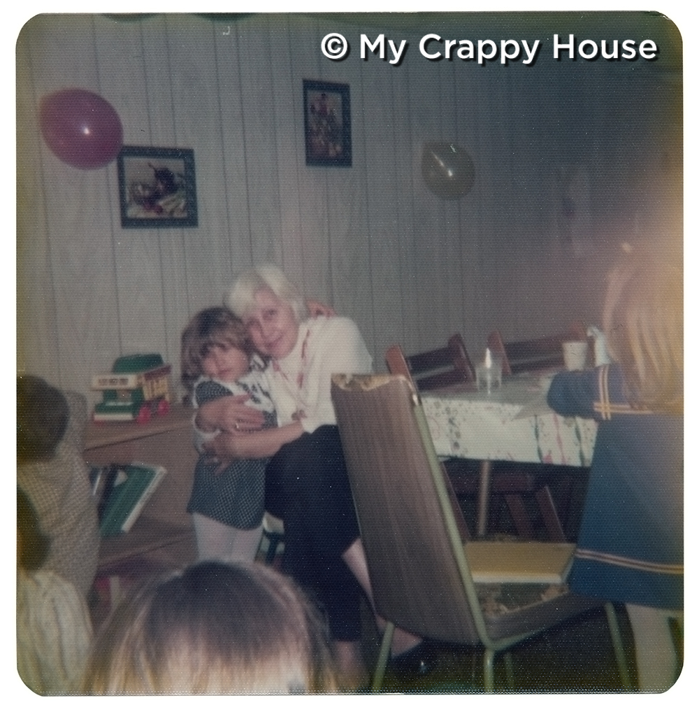 Me and my grandma on my 4th birthday