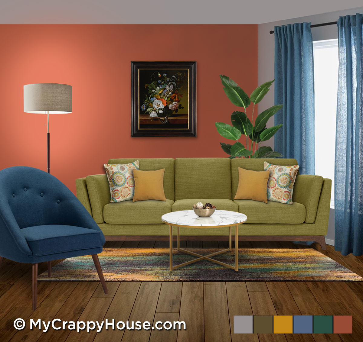 Choosing Room Colors From an Inspiration Piece